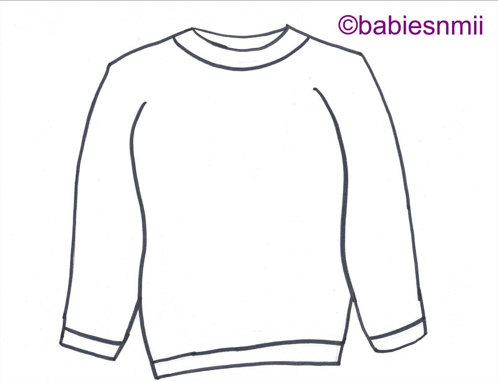 sweater-template-free